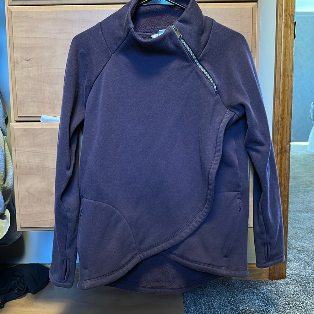 Dark purple Athleta sweatshirt